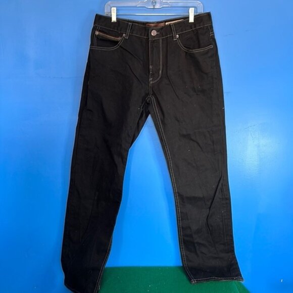 LRG Men’s Black Denim Boot Cut Jeans Size 36 – Casual Streetwear Style - Picture 1 of 6